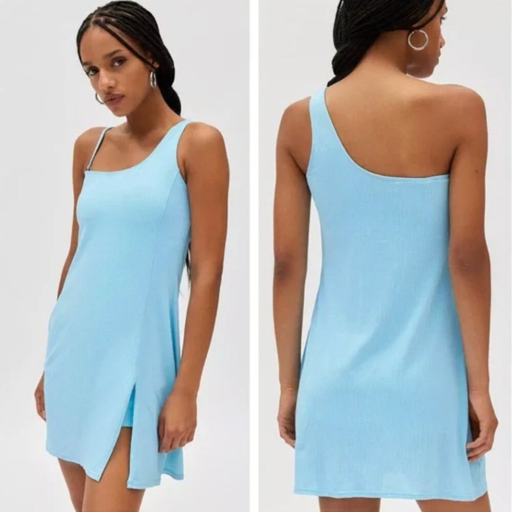 NWT Beach Riot Harlee Mini Athletic Dress Asymmetrical Sz L